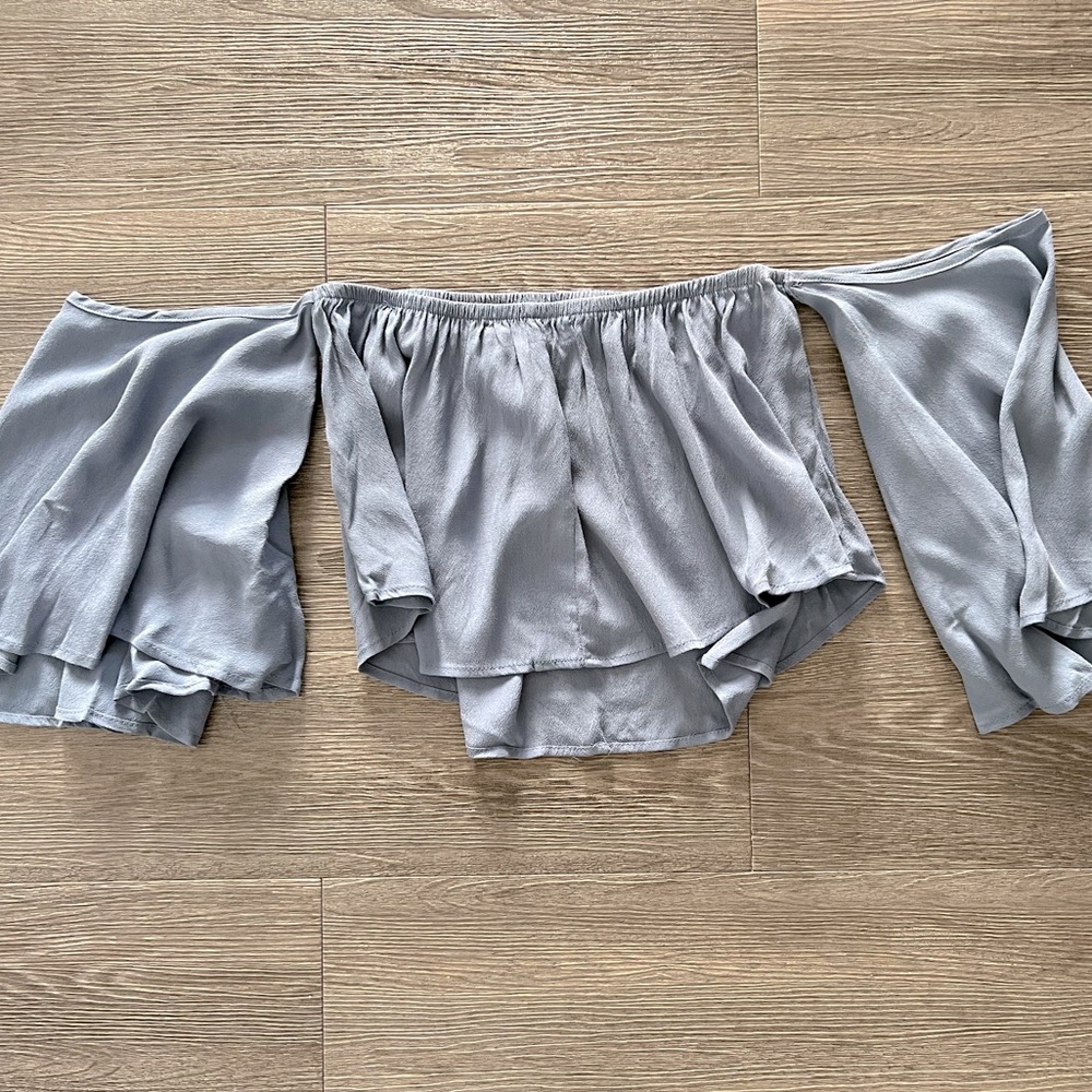 Audrey boutique off the shoulder sleeveless top